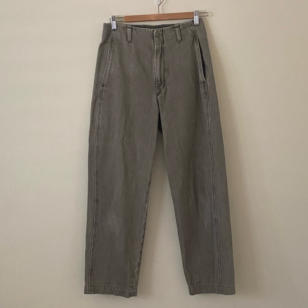 Uniqlo U Gray wide leg cropped Jeans 26